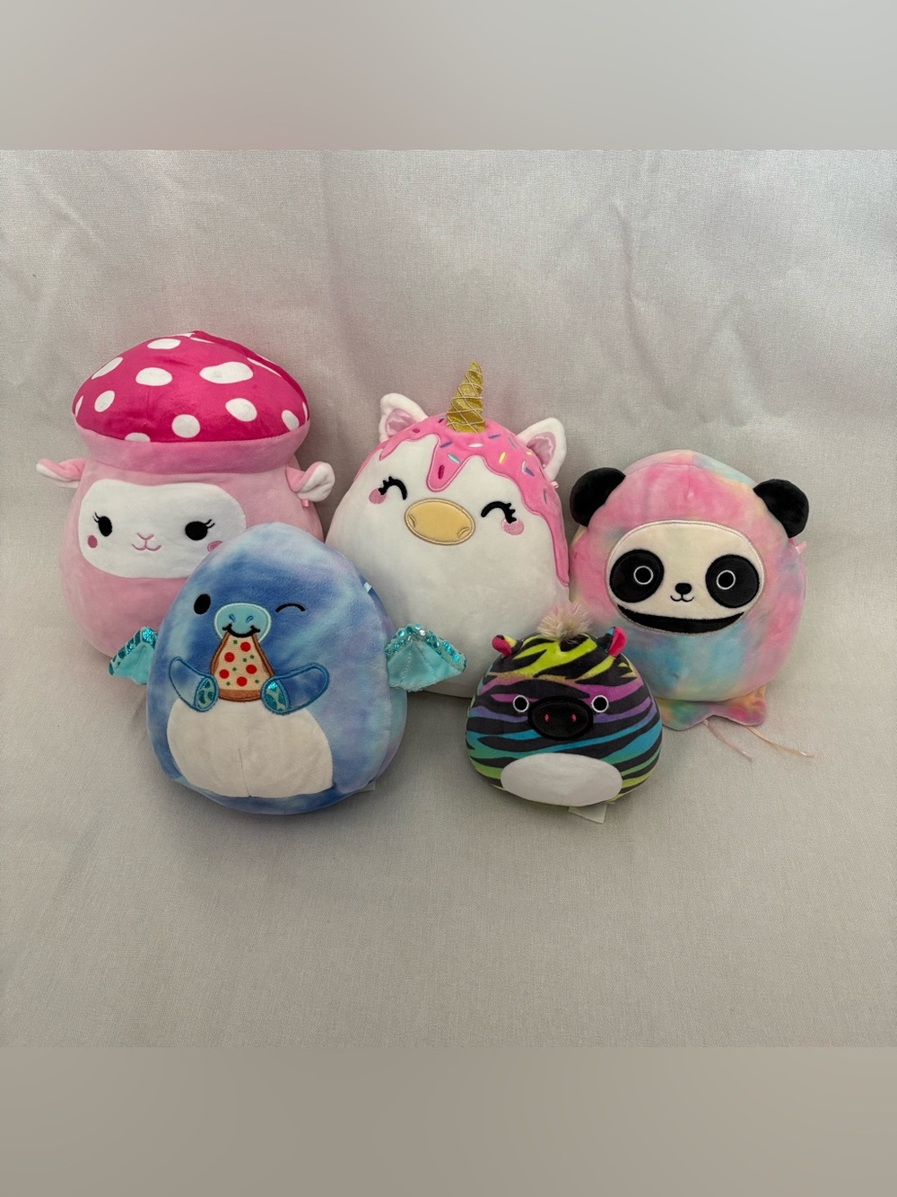 Lot Of 5 Random Squishmallows